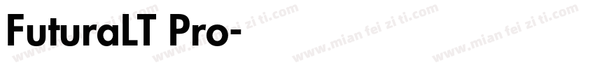 FuturaLT Pro字体转换